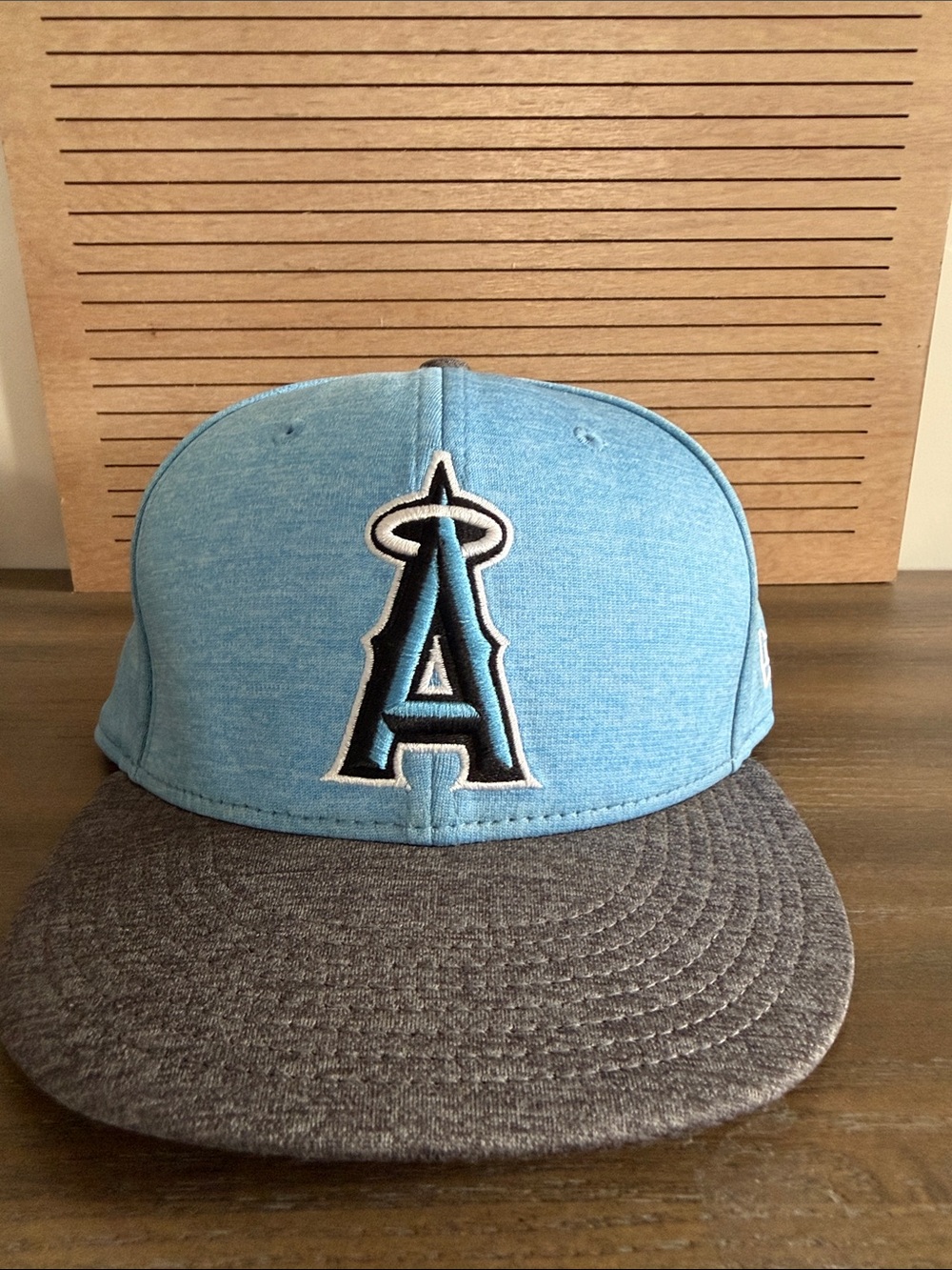 New Era Los Angeles Angels Light Blue and Gray Fitted Hat